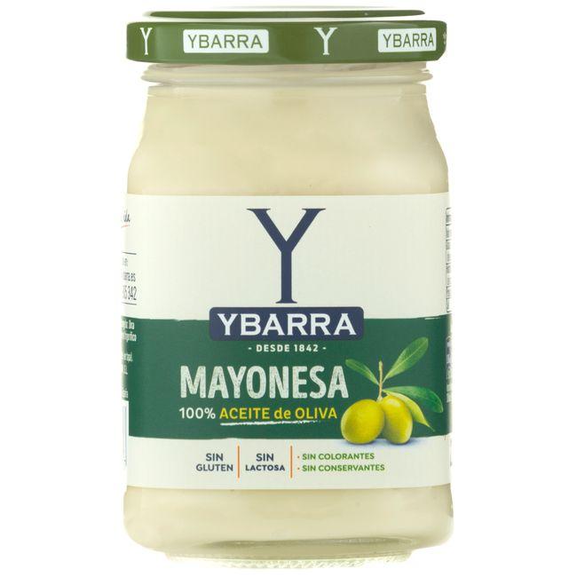 Eroski Mayonesa con aceite oliva YBARRA frasco 225 ml