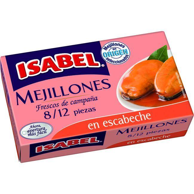 Eroski Mejillón En Escabeche 8/12 Piezas ISABEL Lata 115 G