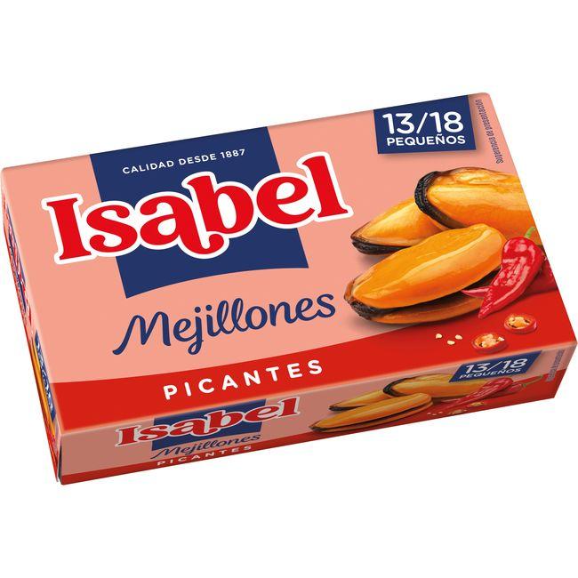 Eroski Mejillón en salsa picante 13/18 piezas ISABEL lata 115 g