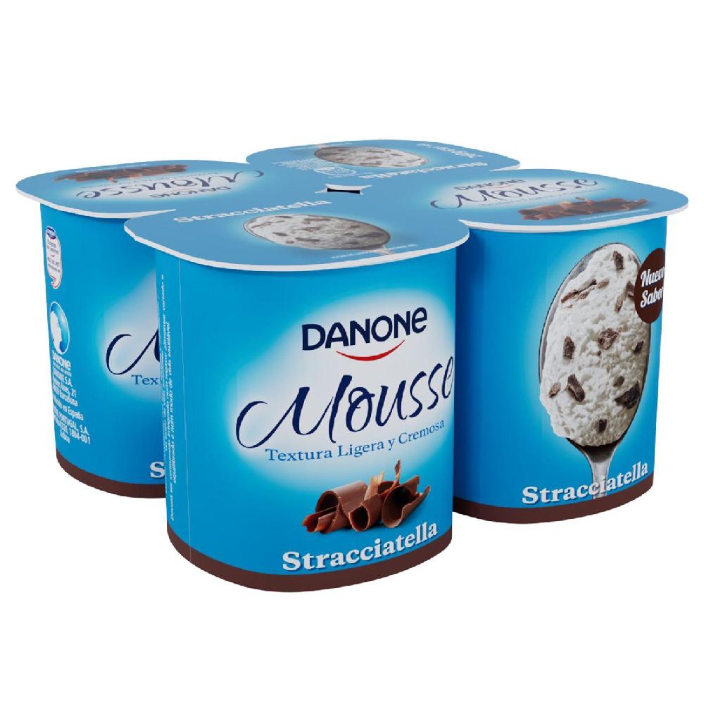 Eroski Mousse sabor stracciatella DEPOSTRE pack 4x65 g