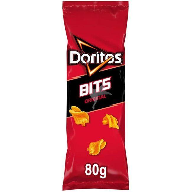 Eroski Nachos de maíz frito sabor a barbacoa DORITOS BITS bolsa 115 g