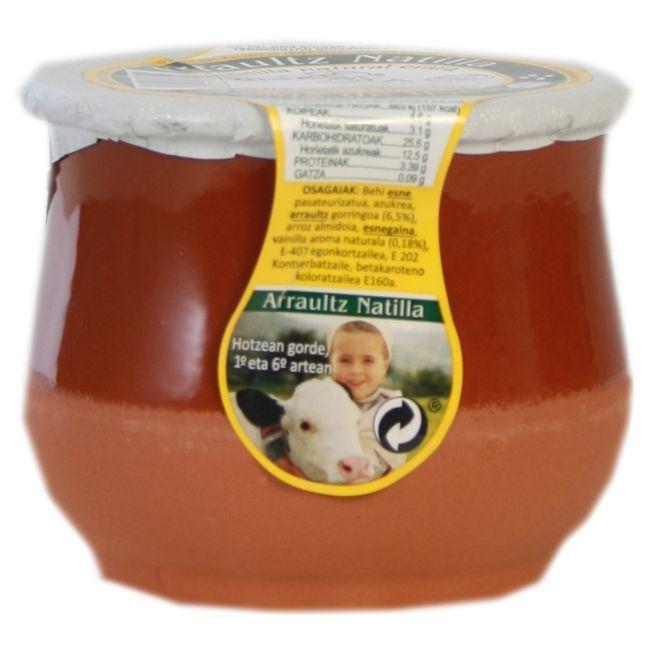 Eroski Natilla de huevo BIZKAIA ESNEA tarrina 140 g