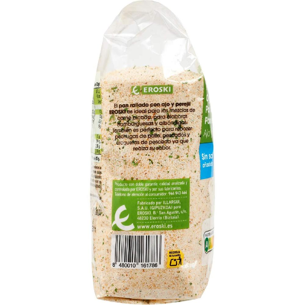 Eroski Pan Rallado De Ajo-perejil EROSKI Paquete 500 G