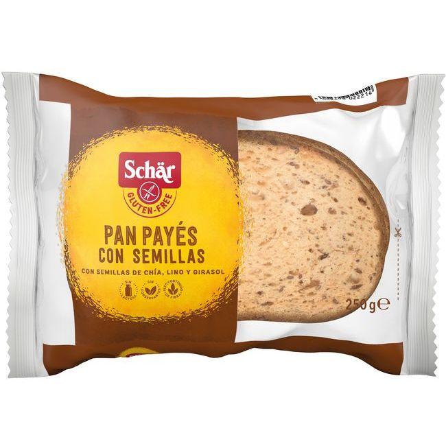 Eroski Pane payés con semillas sin gluten SCHAR paquete 250 g