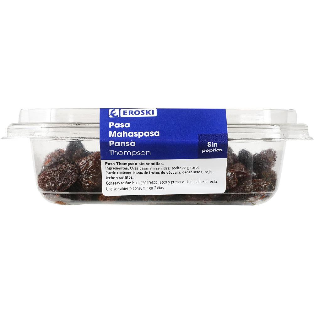 Eroski Pasas Thompon Sin Semilla EROSKI Tarrina 150 G