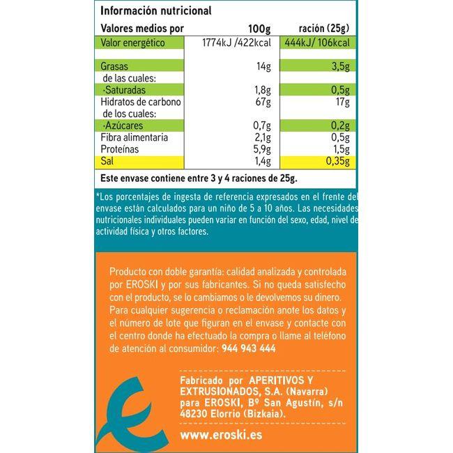 Eroski Patatas Fritas Lisas EROSKI Basic Bolsa 170 G