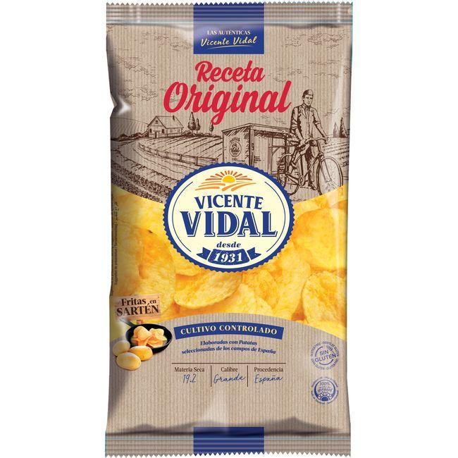 Eroski Patatas fritas receta artesana VIDAL bolsa 150 g
