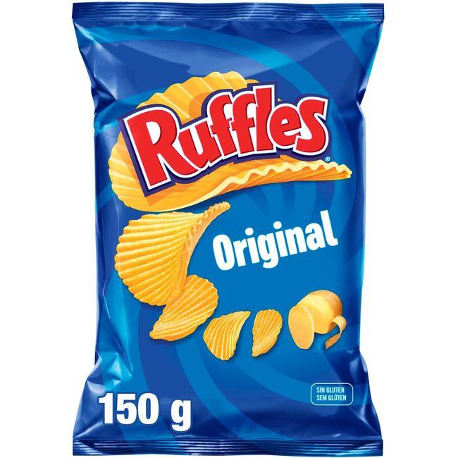 Eroski Patatas onduladas Matutano RUFFLES bolsa 150 g