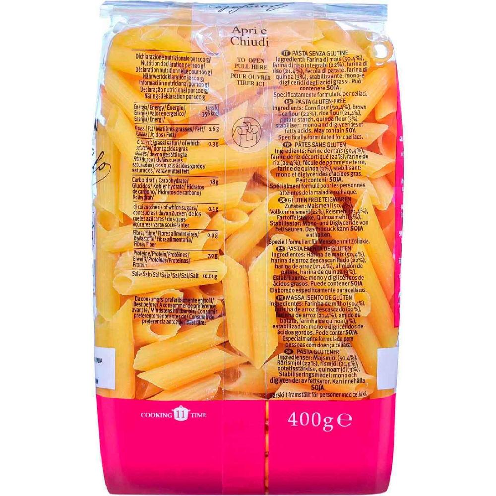Eroski Penne Rigate Sin Gluten GAROFALO Paquete 400 G