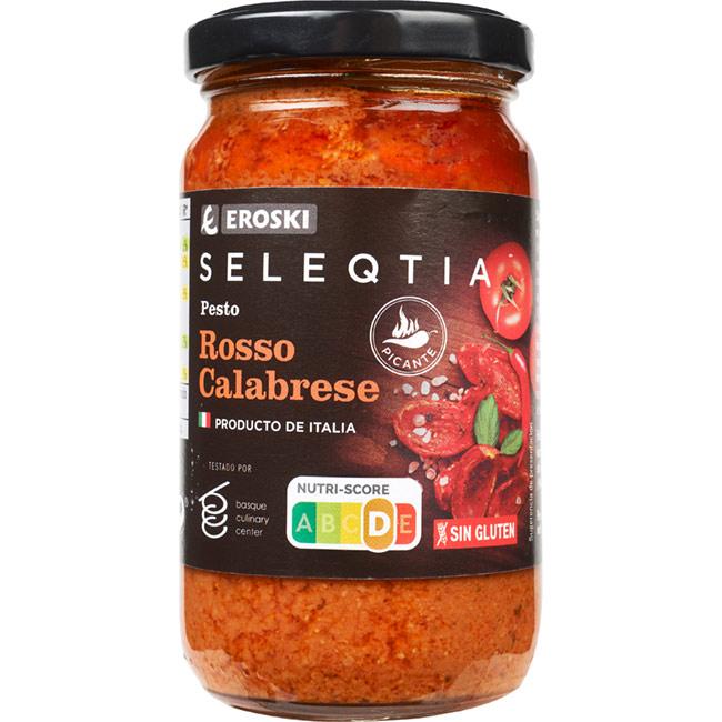 Eroski Pesto rosso calabrese EROSKI SELEQTIA frasco 190 g