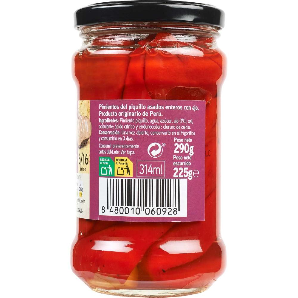 Eroski Pimiento De Piquillo Al Ajillo EROSKI Frasco 225 G