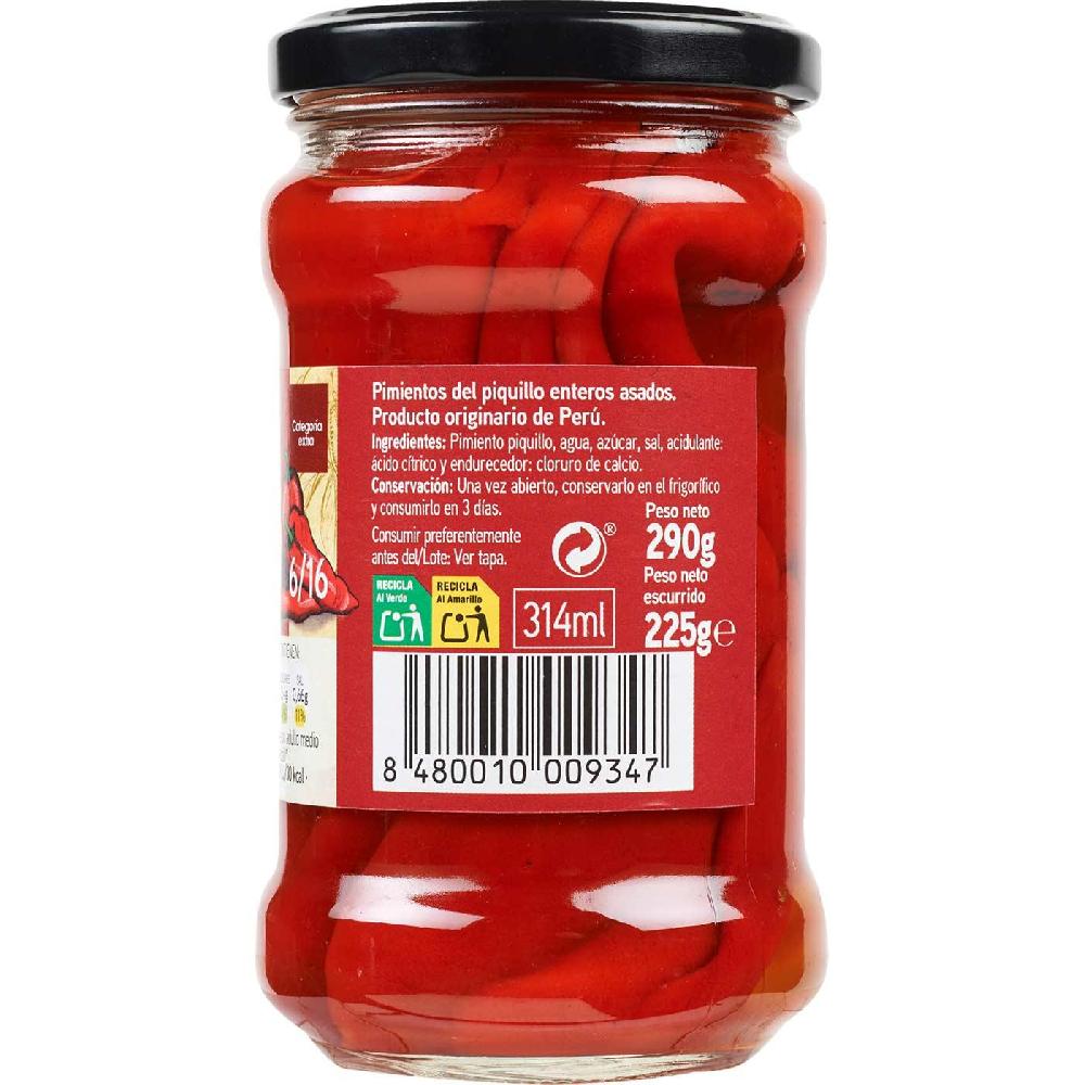Eroski Pimiento De Piquillo Entero EROSKI Frasco 225 G
