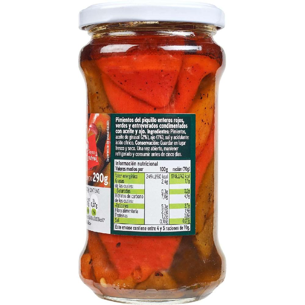 Eroski Pimiento De Piquillo Entreverado R. Gourmet EROSKI Frasco 290 G