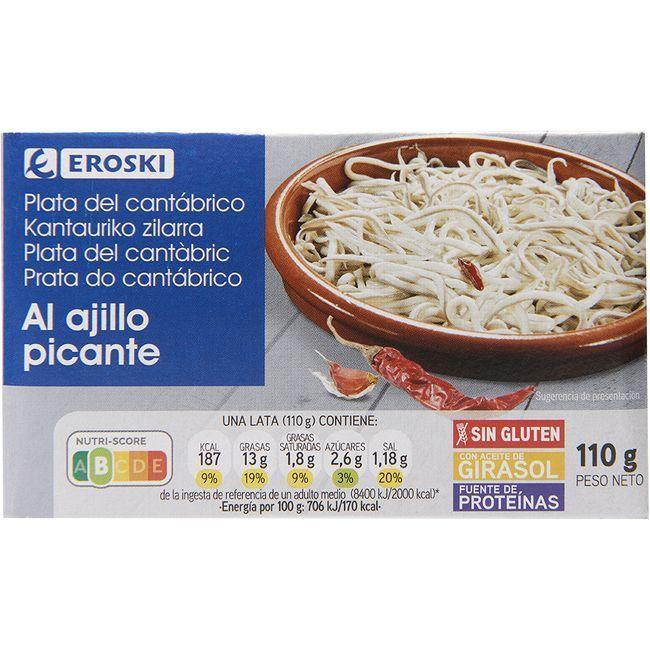 Eroski Plata del Cantábrico en aceite de oliva EROSKI lata 110 g