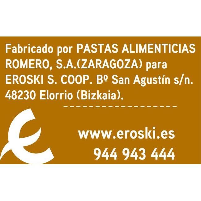 Eroski Plumas Rayadas Al Huevo EROSKI Paquete 500 G