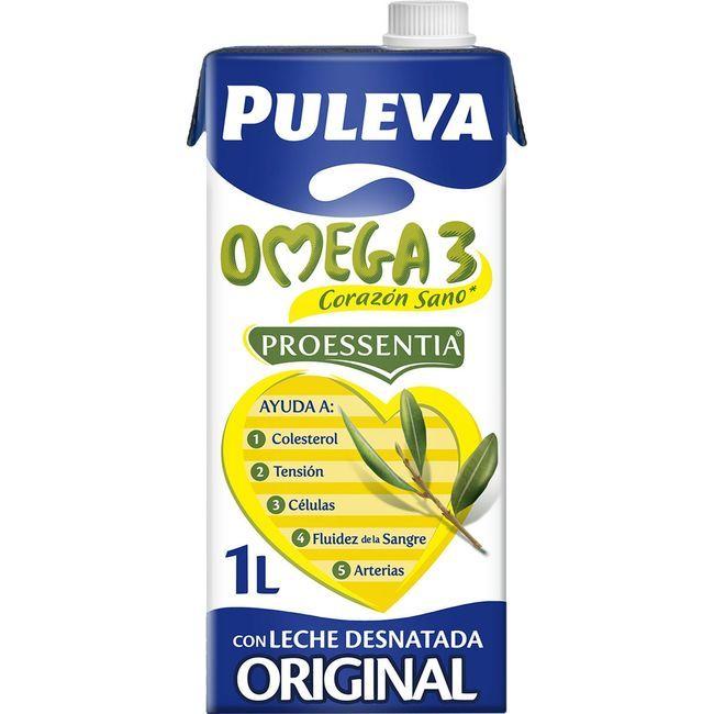 Eroski Preparado lácteo PULEVA OMEGA3 PROESSENTIA brik 1 litro