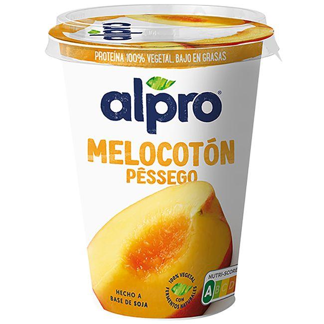 Eroski Preparado Vegetal De Melocotón ALPRO Tarrina 400 G