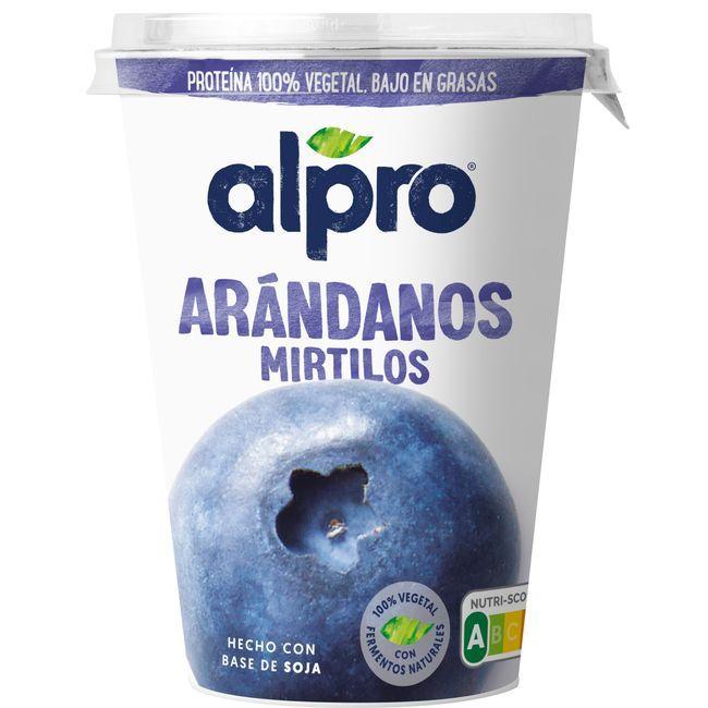 Eroski Producto fermentado a base de arándanos ALPRO tarrina 400 g