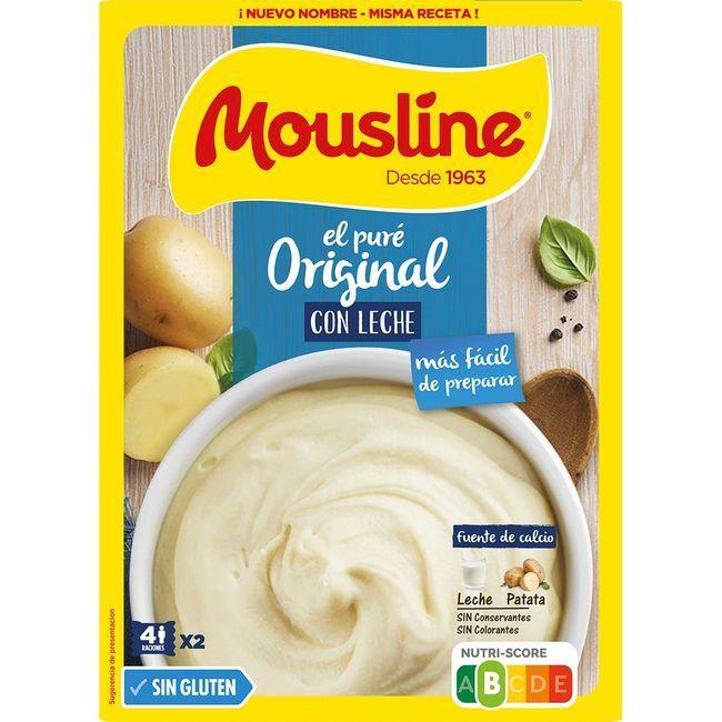 Eroski Pure de patata con leche MOUSLINE caja 230 g