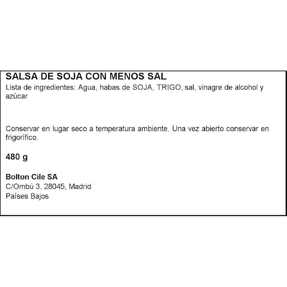 Eroski Salsa De Soja Menos Sal KIKKOMAN Botella 480 Ml