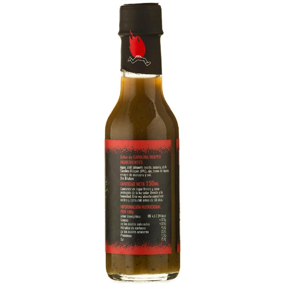 Eroski Salsa Picante Intenso Carolina Reaper DR. SALSAS Frasco 150 Ml