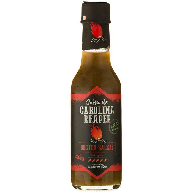 Eroski Salsa picante intenso Carolina Reaper DR. SALSAS frasco 150 ml