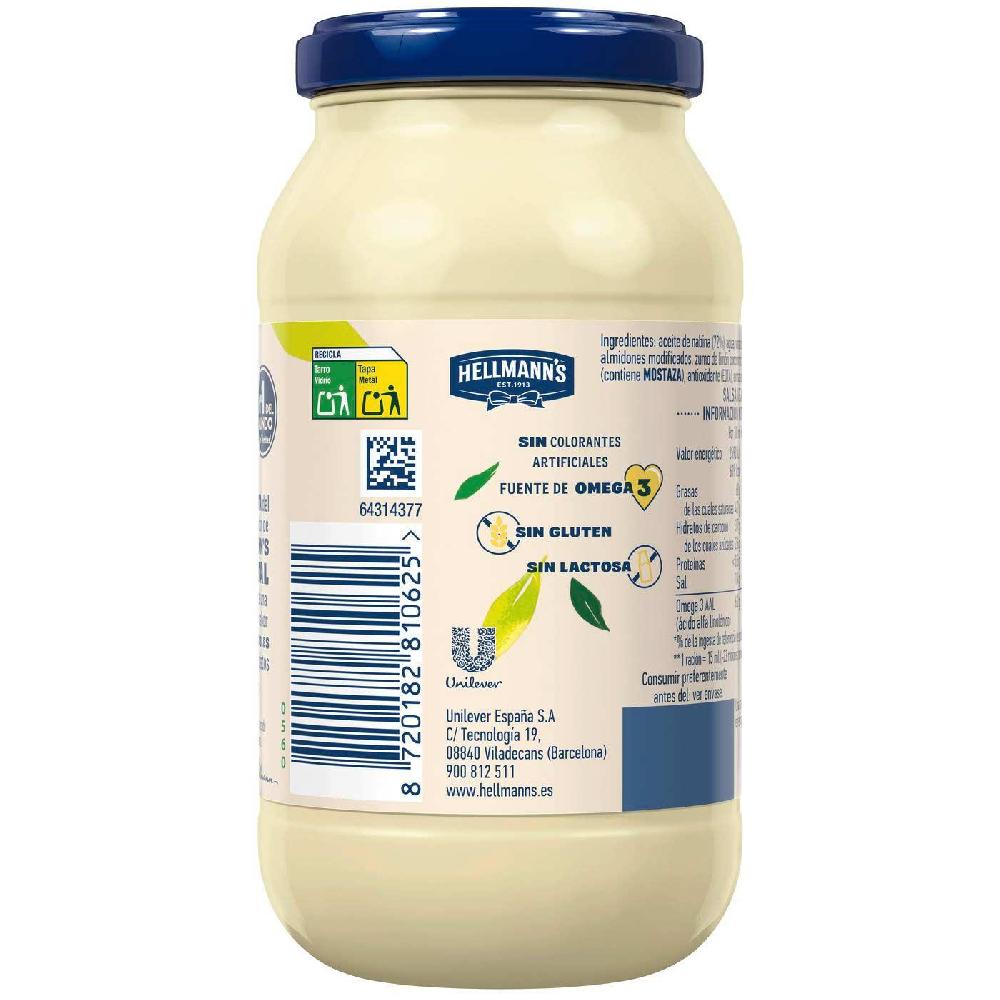 Eroski Salsa Vegetal Vegana HELLMANNS Frasco 340 Ml