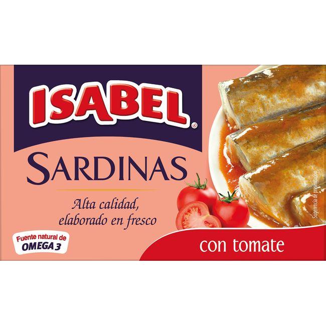 Eroski Sardina en tomate 3/4 piezas ISABEL lata 115 g
