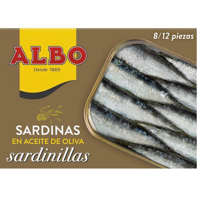 Eroski Sardinilla en aceite de oliva ALBO lata 107 g
