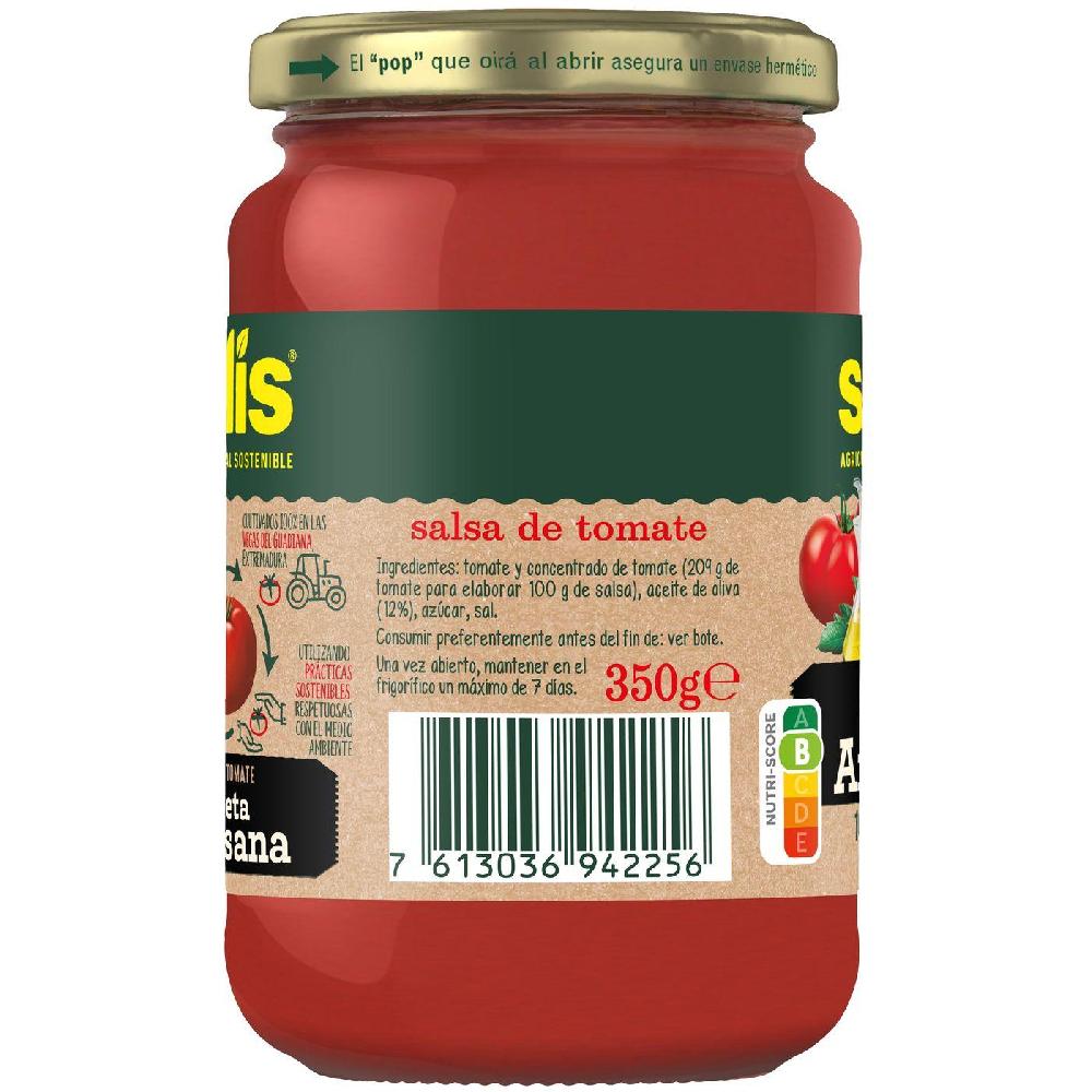 Eroski Tomate Casero Sin Trocitos SOLIS Frasco 350 G