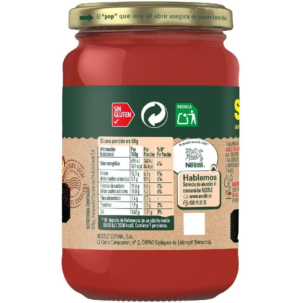 Eroski Tomate Casero Sin Trocitos SOLIS Frasco 350 G