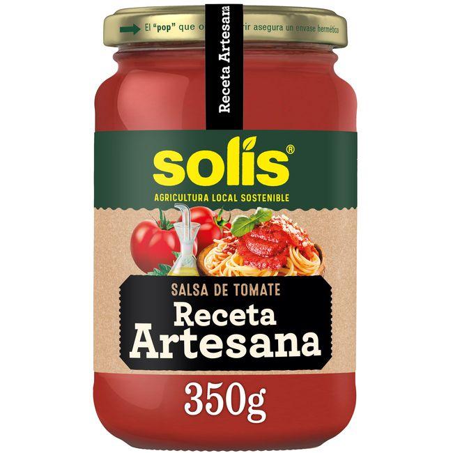 Eroski Tomate casero sin trocitos SOLIS frasco 350 g