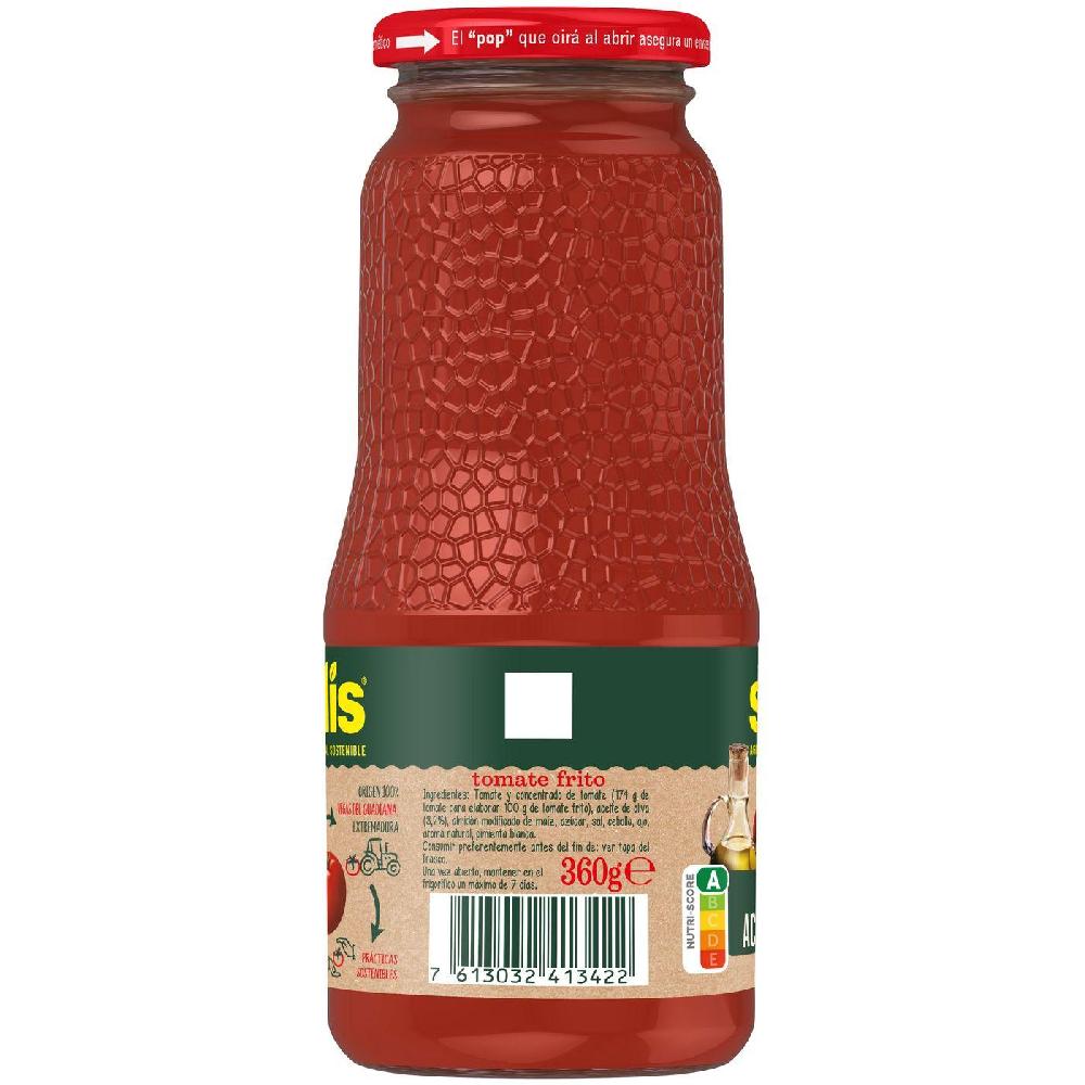 Eroski Tomate Frito En Aceite De Oliva SOLÍS Frasco 360 G