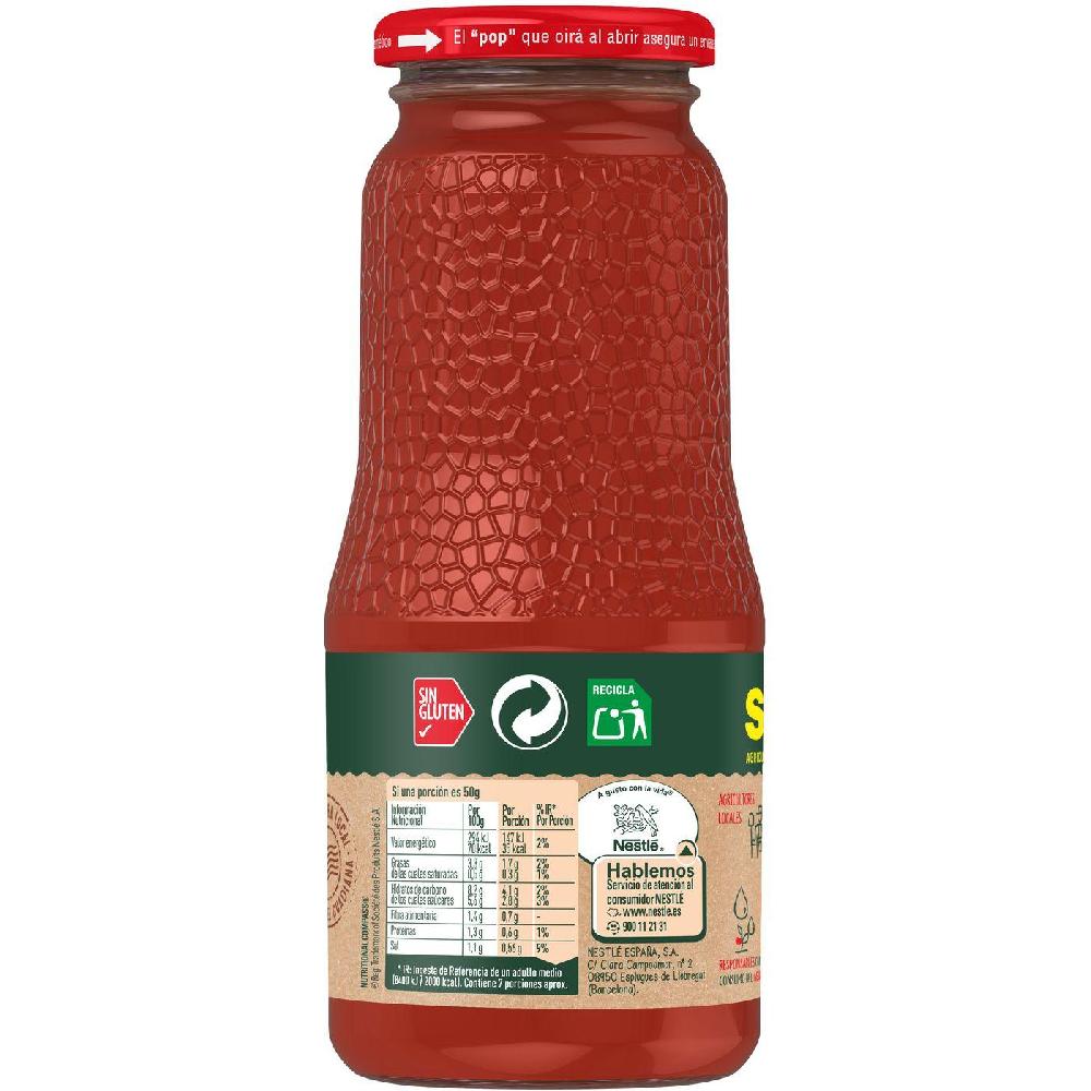 Eroski Tomate Frito En Aceite De Oliva SOLÍS Frasco 360 G