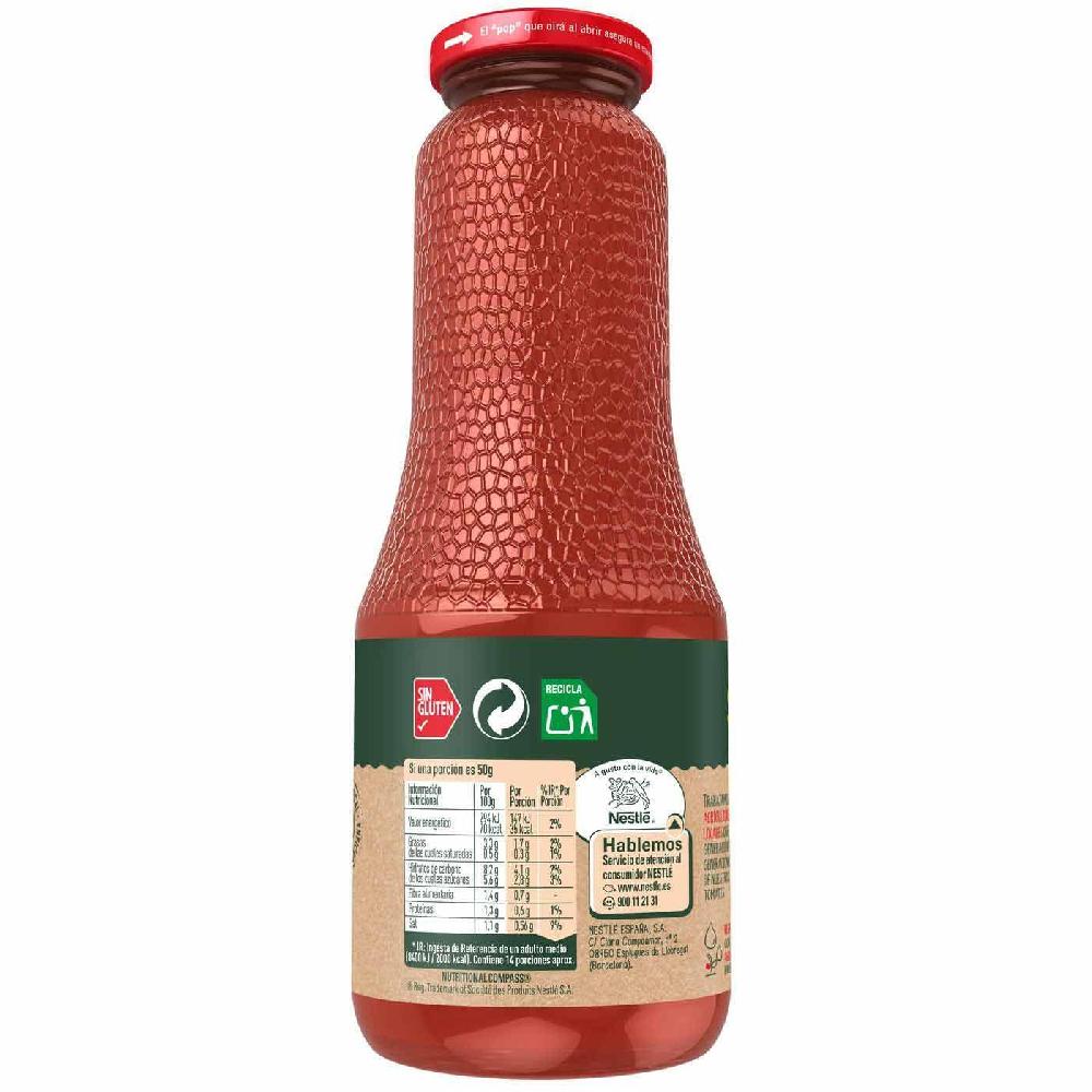 Eroski Tomate Frito En Aceite De Oliva SOLÍS Frasco 725 G