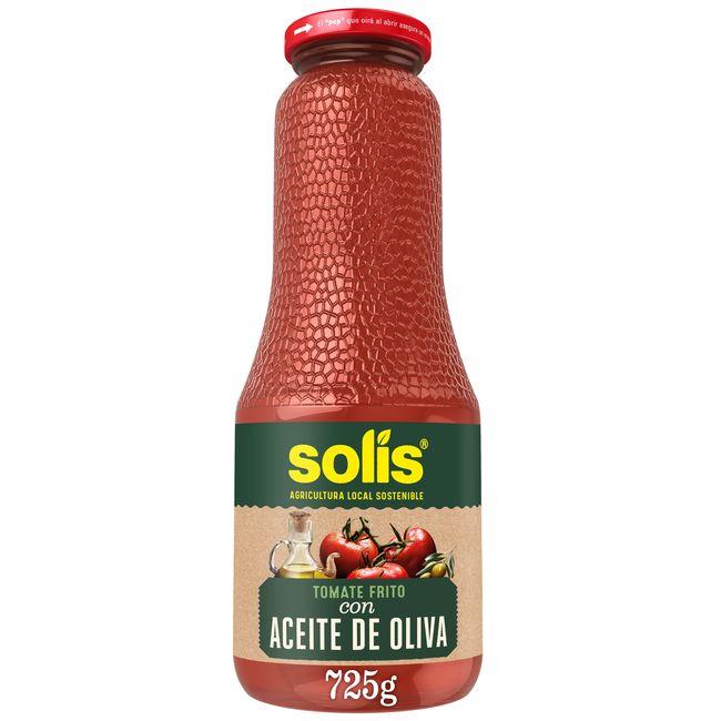 Eroski Tomate frito en aceite de oliva SOLÍS frasco 725 g