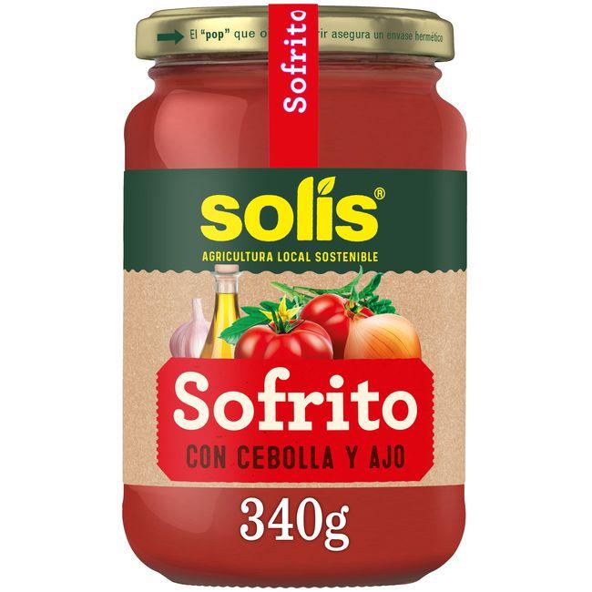 Eroski Tomate sofrito estilo casero SOLIS frasco 340 g