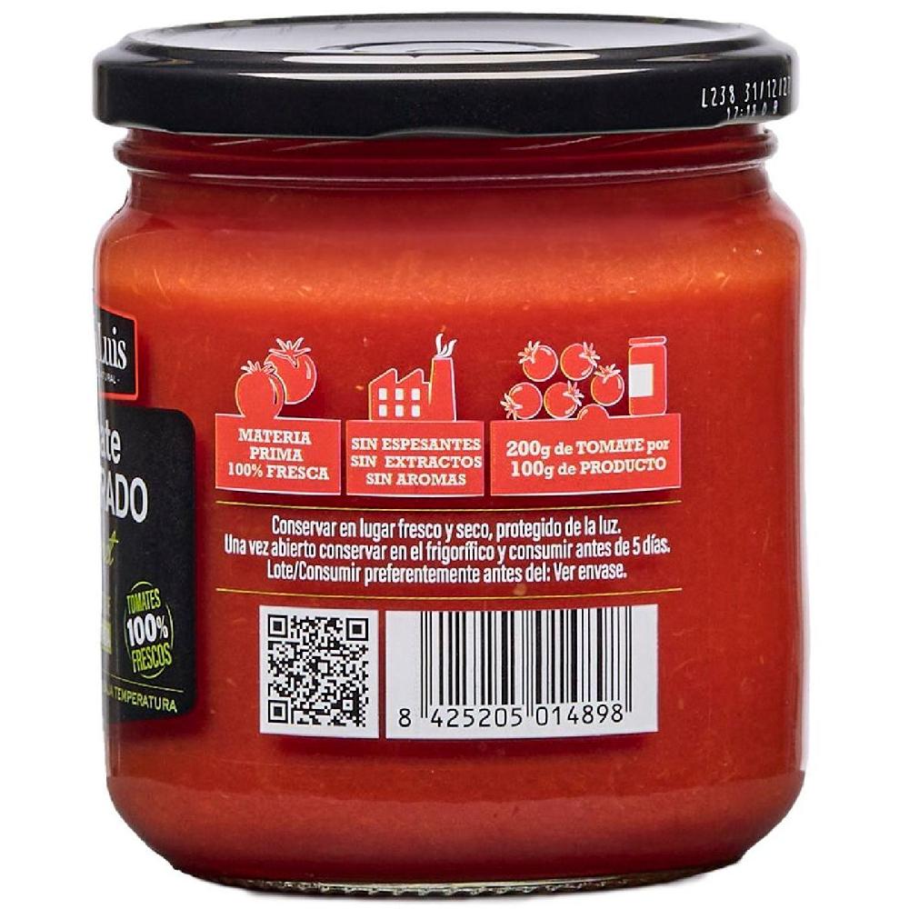 Eroski Tomate Triturado PEDRO LUIS GOURMET Frasco 370 G