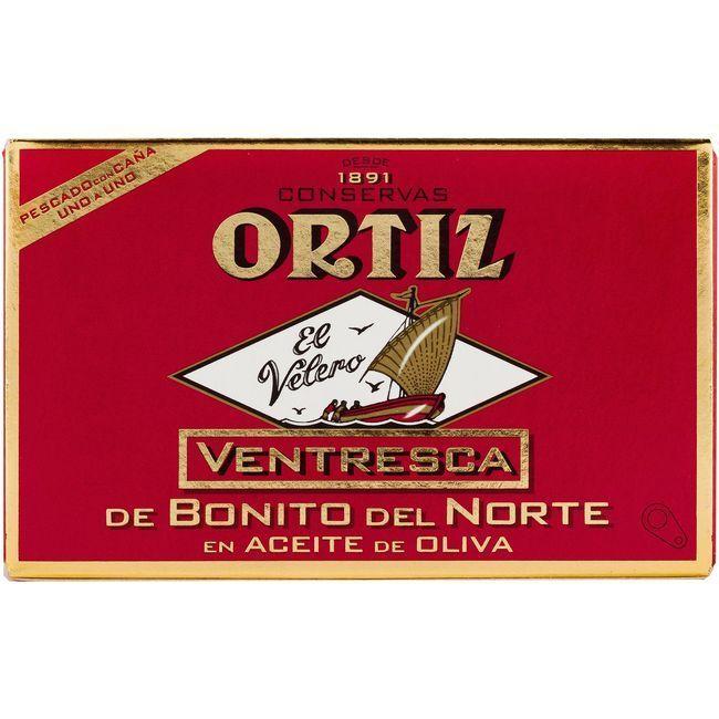 Eroski Ventresca de bonito del norte aceite de oliva ORTIZ lata 110 g