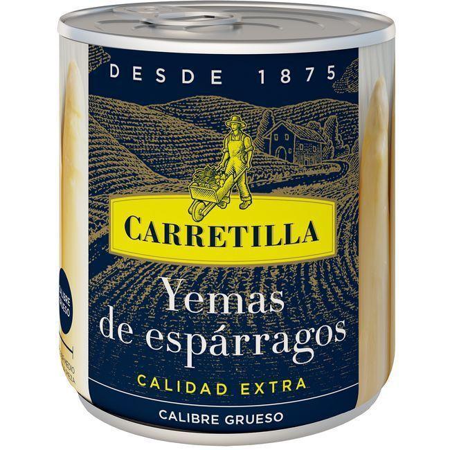 Eroski Yema de espárrago gruesa CARRETILLA lata 135 g