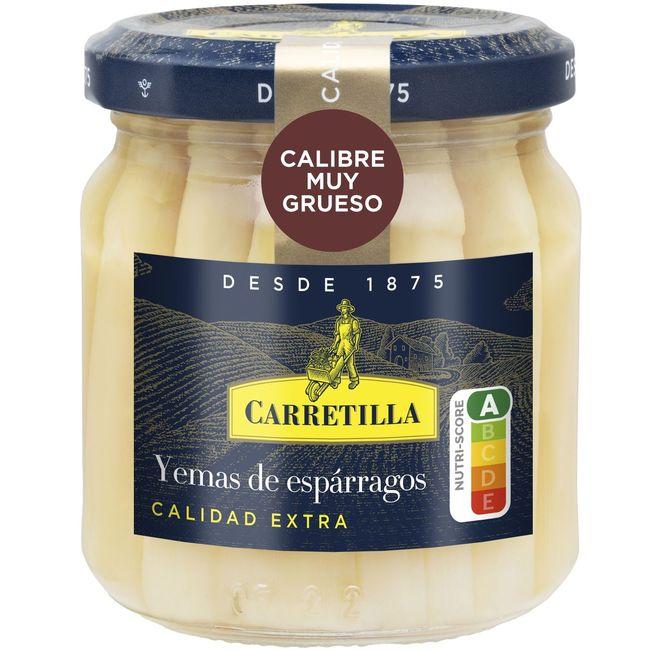 Eroski Yema de espárrago muy gruesa CARRETILLA frasco 110 g