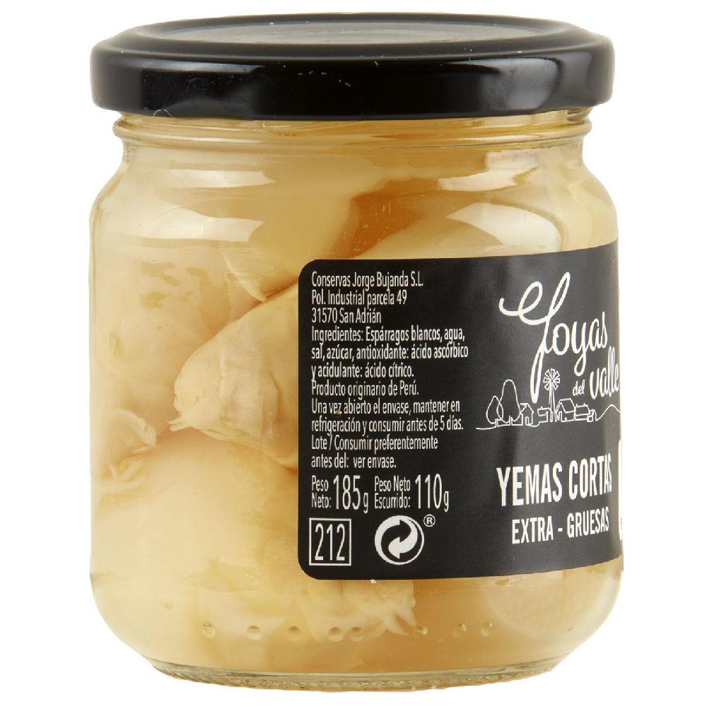 Eroski Yemas De Espárrago Cortas Gruesas JOYAS DEL VALLE Frasco 110 G