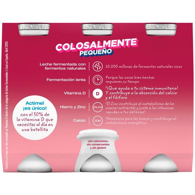 Eroski Yog.para Beber Sabor Granada-aránd-maca ACTIMEL Pack 6x100g