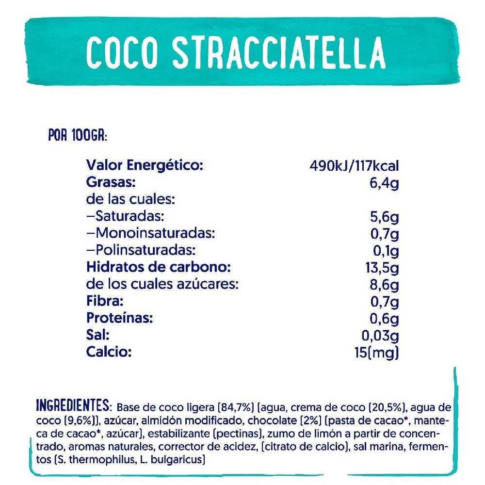 Eroski Yogur De Coco Y Straciatella ALPRO Tarrina 340 G