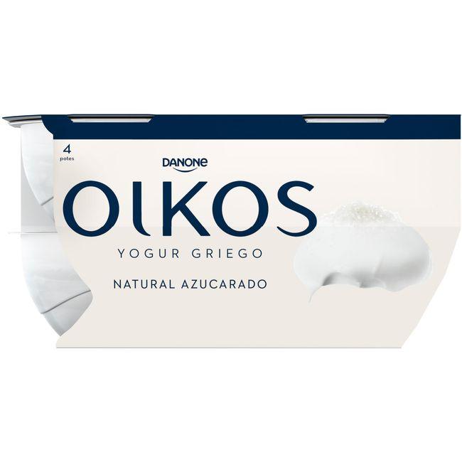 Eroski Yogur Griego Natural Azucarado OIKOS Pack 4x110 G