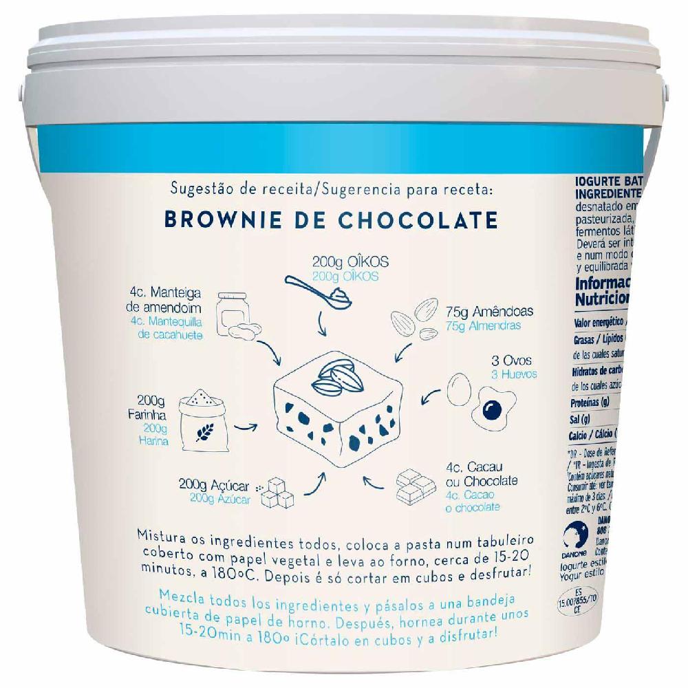 Eroski Yogur Griego Natural Para Chefs OIKOS Tarrina 900 G