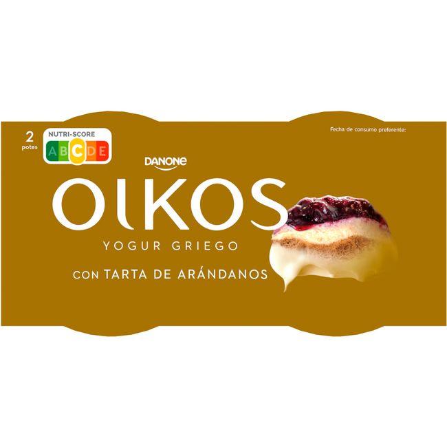 Eroski Yogur Griego Sabor Tarta De Arándanos OIKOS Pack 2x110 G