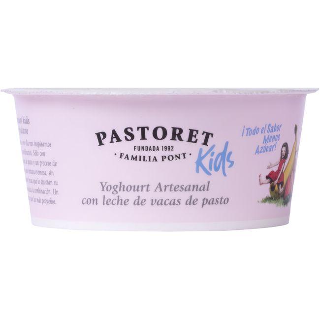 Eroski Yogur infantil de fresa&plátano PASTORET tarrina 125 g