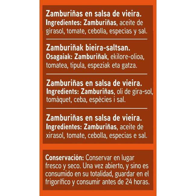Eroski Zamburiña En Salsa De Vieira EROSKI Lata 115 G