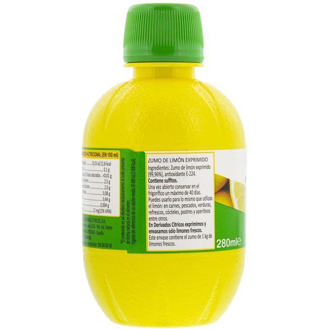 Eroski Zumo De Limón Exprimido SOLIMON Botellín 28 Cl